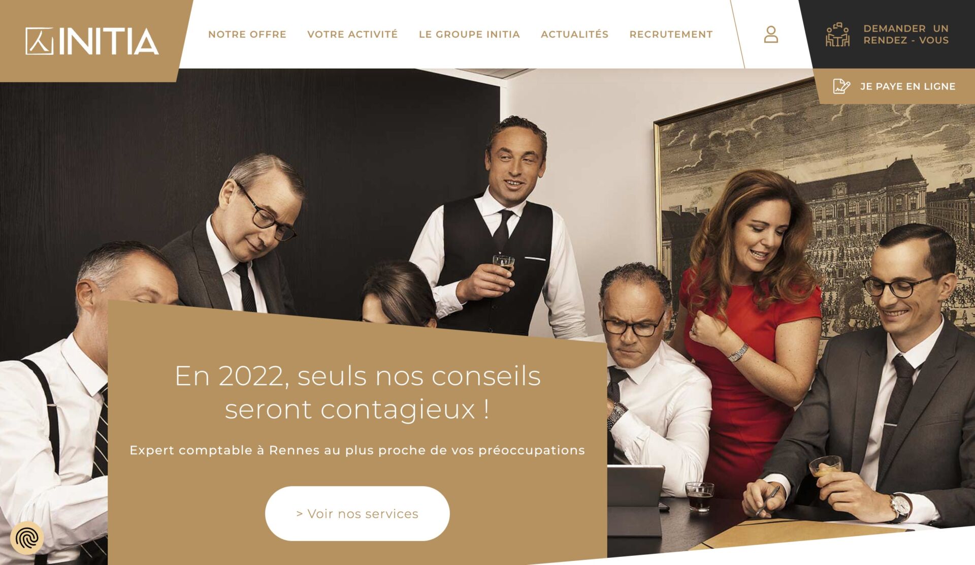 Site d'expert comptable réalisé par sismeo, agence digitale à Paris