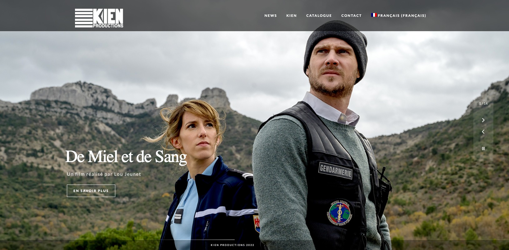 Site de production vidéo à Paris réalisé par sismeo, agence digitale à Paris