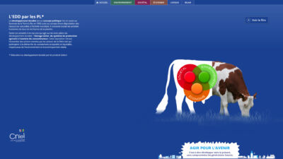 Site de l'éducation au développement durable par les produits laitiers réalisé par sismeo, agence digitale à Paris